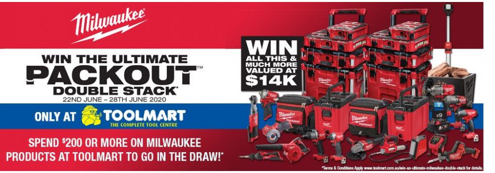 Win an Ultimate Milwaukee Double Stack