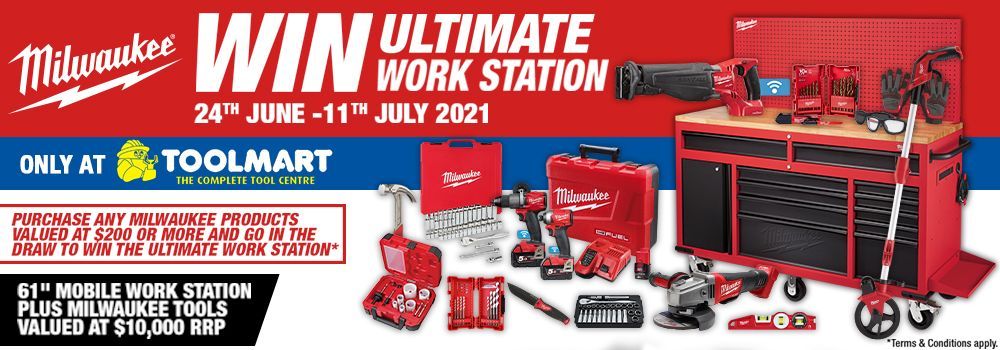 Win the Ultimate Milwaukee Work Station