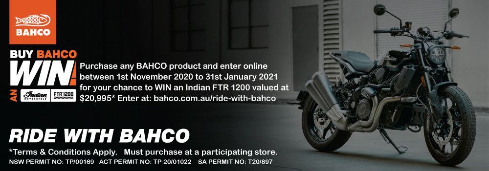 Ride with Bahco - Win an Indian FTR 1200